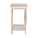 International Concepts Portman Accent Table, Unfinished IC International Concepts