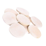 Holibanna 50pcs Wood Earring Ingredients Wood Earrings Round Wooden Discs DIY Earrings Wood Ear Drop Stud Wooden Earring Pendant Circle Earrings Holibanna