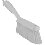 Vikan 45895 Bench Cleaning Brush, Polypropylene/Polyester Medium Bristle Dustpan Brush & Sweeper, 14 Inch, White Vikan