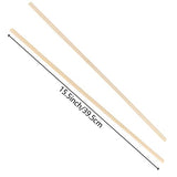 ZOENHOU 500 PCS 15.5 Inch Natural Bamboo Sticks for Crafts, Wooden Craft Sticks, Bamboo Sticks for Parol Making Molding Building Supplies ZOENHOU