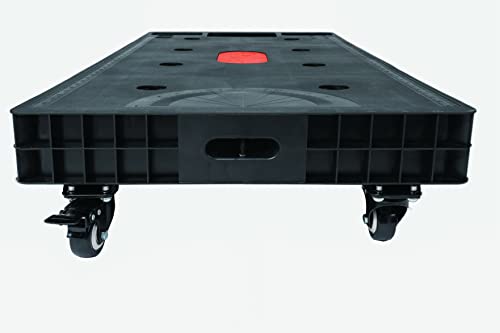 Disston Omni Plus 5 in 1 Workbench, Clamping Table, Scaffold, Dolly and Creeper All in one Work Table Orange/Black Disston