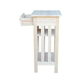 International Concepts Mission Telephone Stand, Unfinished IC International Concepts