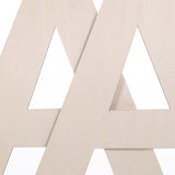 VOSAREA 2pcs Decor Unfinished Letters Cutouts DIY Sign Unfinished Wooden Letter Blank Craft Wooden Letters Wooden Craft Letter Sign Wooden Product VOSAREA
