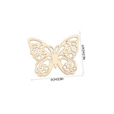 MAGICLULU 50 Sets Chrysanthemum on Blank Wood Chip Craft for Kids Unfinished Wooden Embellishments Unfinished Wooden Cutouts Unfinished Wood Crafts MAGICLULU