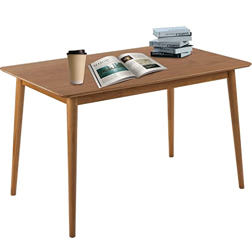 47" Dining Table Kitchen Table Dining Room Table Small Kitchen Table for Small Spaces Table Modern Home Furniture Dinner Table Rectangular (Natural) FDW