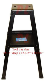 Universal 4 Legs Bench Grinder Buffer Vise Stand w/ Tool Tray Grinder Stand WoodArtSupply