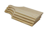 Package of 4 Unfinished Wooden Mini Cutting Boards for Decorating and Crafting WoodArtSupply