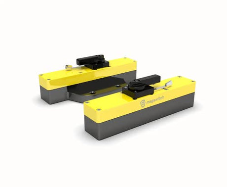 Magswitch Power Feeder Mount - Low Profile Mount for use on cast Iron tablesaw Tables - Powerful, switchable Magnets with Optional 4 Magnet mounting Magswitch