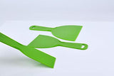 zYoung 5 Pcs Reusable Plastic Putty Knife Set Flexible Scraper Tool Flexible Paint Scrapers Tool for Decals, Wallpaper, Baking, Wall and Car Putty, zYoung
