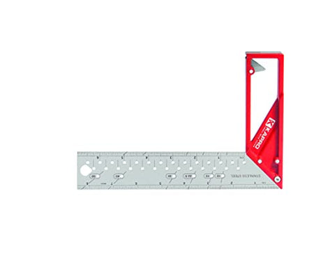 Kapro - 353 Professional Ledge-It Try & Mitre Square - For Leveling and Measuring - Features Stainless Steel Blade, Retractable Ledge, and Etched KAPRO