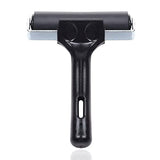 4-Inch Rubber Brayer Roller for Printmaking, Manual Roller Tool for Printmaking/Wallpaper/Gluing Application/Painting/Craft ATB