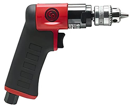 Chicago Pneumatic CP7300C - Air Power Drill, Hand Drill, Power Tools & Home Improvement, 1/4 Inch (6.5 mm), Keyed Chuck, Pistol Handle, 0.31 HP / 230 - WoodArtSupply