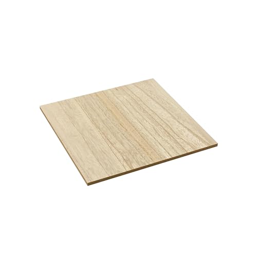 6 Pack MDF Wood Boards 10"x10"-1/4th inch Thick Wooden Planks, Double Sided Veneered MDF Sheet for Homemade DIY Crafts - WoodArtSupply