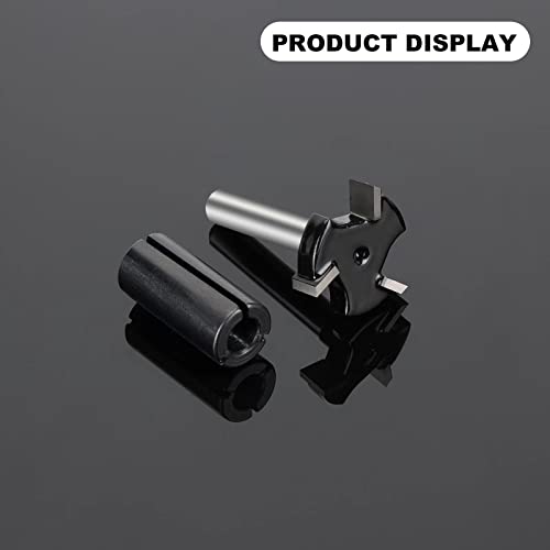 CNC Spoilboard Surfacing Router Bits 1/4 inch Shank 1inch Cutting Diameter Slab Flattening Router Bit Planing Bit Wood Planing Bit Planer Perfectly Yueqing Zhongji