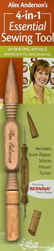 Alex Anderson's 4-in-1 Essential Sewing Tool: Includes Seam Ripper, Stiletto, Presser, and Turner C&T Publishing