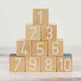 Unfinished Wood Cubes 2-1/2 inch, Pack of 4 Large Wooden Cubes for Wood Blocks Crafts and Decor, by Woodpeckers Woodpeckers