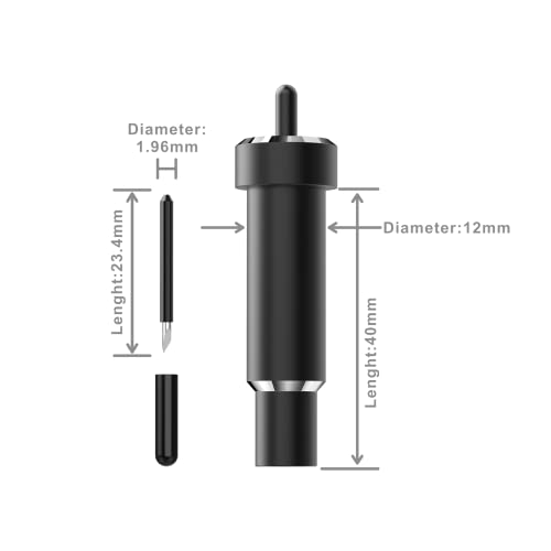 Explore Deep Cut Blade + Housing, Artarron Replacement Deep Point Blade Compatible with Maker 3/Maker/Explore 3/Air 2/Air/One, Cuts Thick - WoodArtSupply