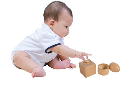 Leticia's Corner Set of Wooden Pincer Grasp and Egg Cup Puzzles, Pincer Puzzles, First Puzzles, Montessori Toys for 6 Months+, Fine Motor Skills Leticia's Corner