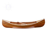 Old Modern Handicrafts Wooden Canoe with Matte Finish Old Modern Handicrafts