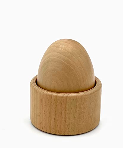 Leticia's Corner Set of Wooden Pincer Grasp and Egg Cup Puzzles, Pincer Puzzles, First Puzzles, Montessori Toys for 6 Months+, Fine Motor Skills Leticia's Corner