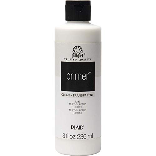 FolkArt, Clear Primer, 8 oz, 8 Fl Oz (Pack of 1) FolkArt