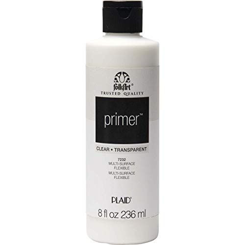 FolkArt, Clear Primer, 8 oz, 8 Fl Oz (Pack of 1) - WoodArtSupply