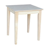 International Concepts Tall Shaker End Table, Unfinished OETNAISAN