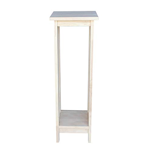 IC International Concepts 3069 Plant Stand Table, 36", Unfinished - WoodArtSupply