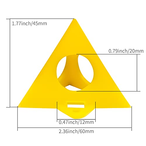 KATA 32pcs Pyramid Stands Painter's Painting Stands,Mini Cone Paint Stands for Canvas and Door Risers Support,Cabinet Paint Pouring KATA