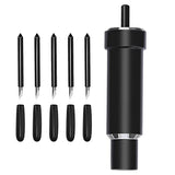 Deep Cut Housing +5 Pcs Deep-Point Blade, AUNKZL Replacement Deep Cut Blade Suitable for Explore Air One/Air/Air 2/ Air 3 / Maker/Maker 3 Cut AUNKZL