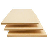 Baltic Birch Plywood, 6 mm 1/4 x 12 x 24 Inch Craft Wood, Box of 6 B/BB Grade Baltic Birch Sheets, Perfect for Laser, CNC Cutting and Wood Burning, Woodpeckers