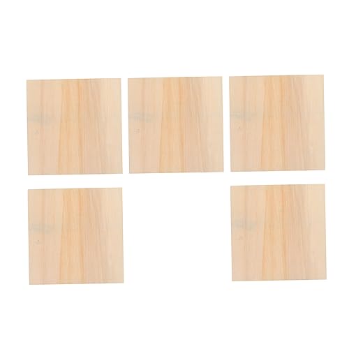 Operitacx 5pcs Blank Wooden Picture Frame Clay Pouring Panels Wooden Craft Shadow Boxes Personalized Photo Frame Brain Toy Children's Toys Unfinished Operitacx