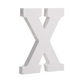 Darice U9182-X 6In White Wood Letter X Darice