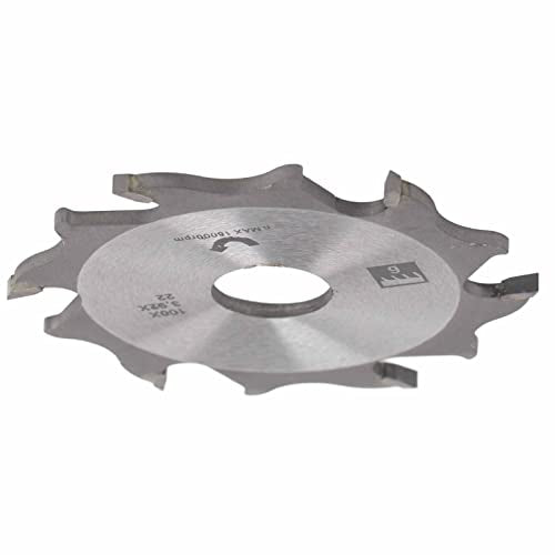 Kadimendium 4inch 6 Tooth 22mm Bore Carbide Biscuit Jointer Blade Cutter Replacement Plate Joiner Blade Carbide Plate Joiner Blade Biscuit Joiner Kadimendium