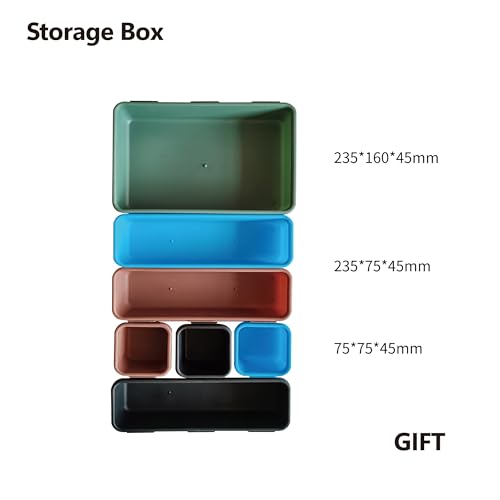 Fulvari Large Rolling Tool Chest,5-Drawer Tool Boxes On Wheels with Organizer Bins,Mobile Steel Detachable Tool Cabinet with Hooks,Adjustable Shelf & Fulvari