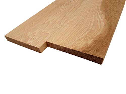 Hickory Lumber Board - 3/4" x 6" (2 Pcs) (3/4" x 6" x 12")