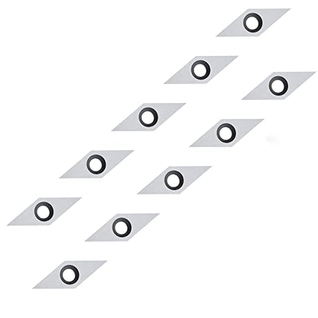 CDBP Diamond Carbide Insert replacement cutter for woodturning, 10 X 28- Dia4.3mm with Sharp Point Indexable carbide cutter fits For DIY Wood Lathe CDBP
