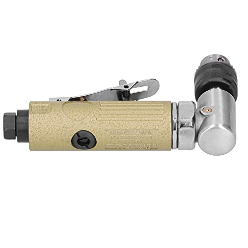 Pneumatic Drill, 90 Degrees Elbow Air Drill, Powerful Angle Drilling Machine for Polishing Grinding Drilling Screwing ViaGasaFamido