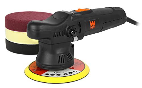 WEN Dual Action Polisher, 6-Inch Professional Grade, 5.5-Amp with 9mm Throw (AA6095) - WoodArtSupply