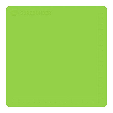 Surebonder Large Silicone Mat with Ruler for Hot Glue Gun Projects, Flexible & Heat Resistant Surface for Easy Cleanup Or Use for Tracing Projects, Surebonder