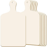 Mini Wooden Cutting Board Small Charcuterie Boards for Craft with Handle Unfinished DIY Cooking Board for Kitchen Decor Vegetable Fruit Supply(11.8 x gisgfim