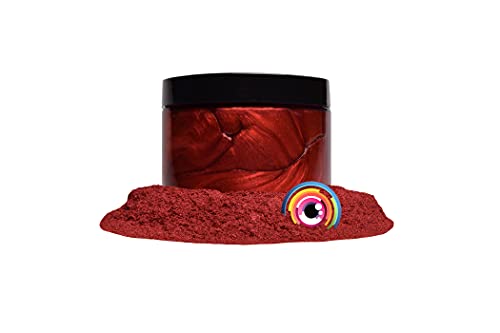 Eye Candy Premium Mica Powder Pigment True Red “Akai Tsuki Red” (25g) Multipurpose DIY Arts and Crafts Additive | Natural Bath Bombs, Resin, Paint, Eye Candy
