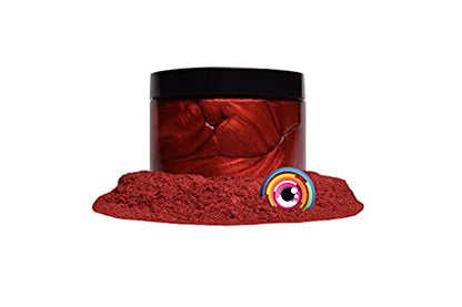 Eye Candy Premium Mica Powder Pigment True Red “Akai Tsuki Red” (25g) Multipurpose DIY Arts and Crafts Additive | Natural Bath Bombs, Resin, Paint, - WoodArtSupply