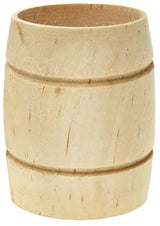 Mini Wood Barrel 72x52mm - Forever in Time