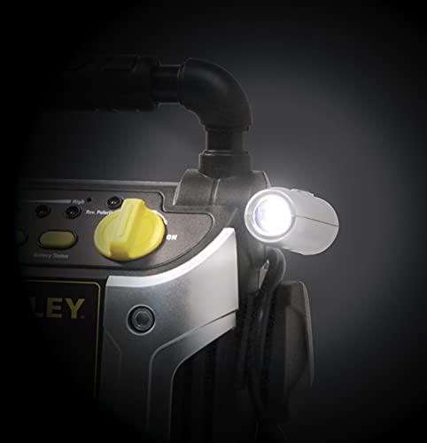 STANLEY J309 Portable Power Station Jump Starter 600 Peak Amp Battery Booster, 3.1A USB Ports, Battery Clamps STANLEY