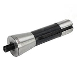Tool Steel Drill Chuck Arbor, R8 Shank to 3/8in Threaded Manganese Steel 24mm Length R8 Shank Mill Arbor Adapter,Lathe Tools,Used for Tapping, PerGar