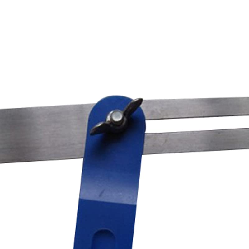 T-Bevel Mini Sliding Bevel with Stainless Steel Blade and Plastic Handle, Inches/Metric Marks, Accurately Measure Angles Blue - WoodArtSupply