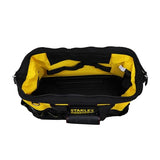 STANLEY FATMAX Technician Tool Bag, Heavy Duty 600 Denier and Leather, Multifunctional Tool Storage Organiser, 18 Inch, 1-93-950 Stanley