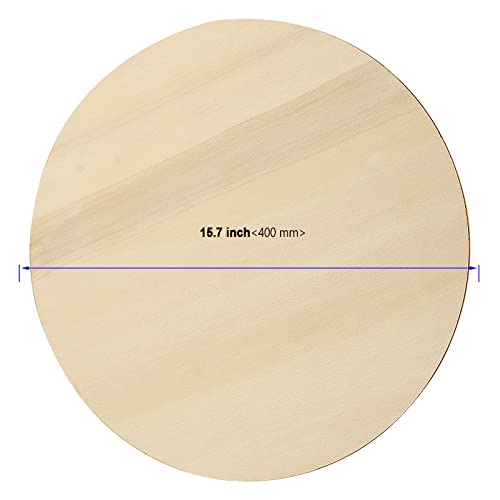 KOHAND 6 PCS 20 Inch Wood Circles, Unfinished Wood Rounds Large Wood Circle Blanks Wooden Circle Cutouts, Round Wood Discs for Crafts, Door Hanger, KOHAND