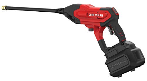 Craftsman V20 Cordless Pressure Washer Spray Gun, 350 Max PSI, with Extension, Soap Bottle, Battery and Charger Included (CMCPW350D1) Craftsman